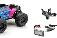 Absima Mini AMT 1/16 Monster Truck 4WD - Pink/Blue