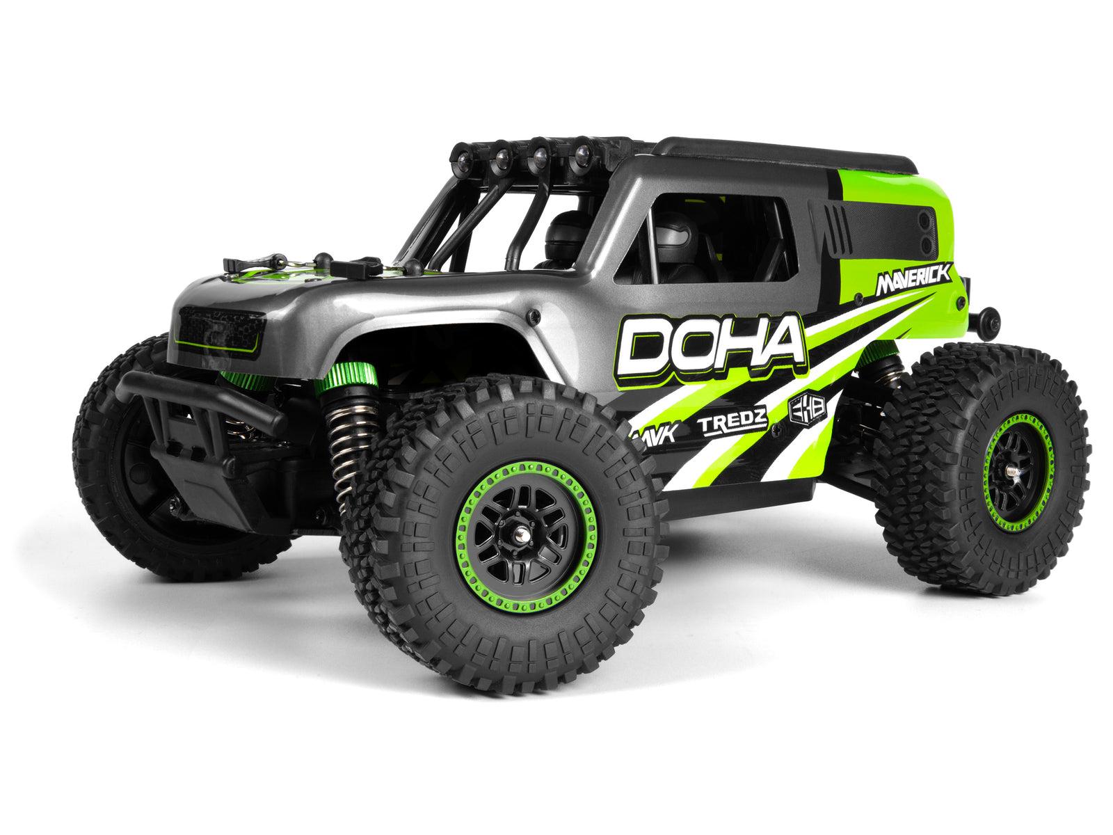 Maverick Doha 1 20 4wd Electric Truck - Green