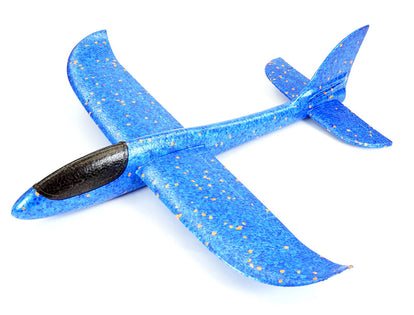 Hand Chuckie Foam Glider 480mm WingSpan Plane Blue