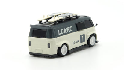 LDARC 1/64 V64 Mini Race Van - Gray