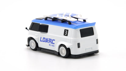 LDARC 1/64 V64 Mini Race Van - Blue