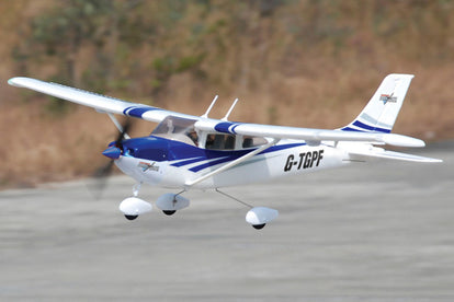 Top Gun Park Flite Cessna 182 Skylane - Plane Blue RTF