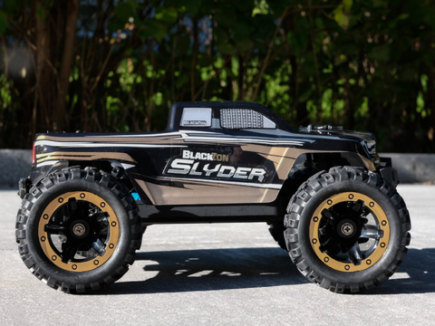 BlackZon Slyder MT 1/16 4WD Monster Truck - Green slide 5