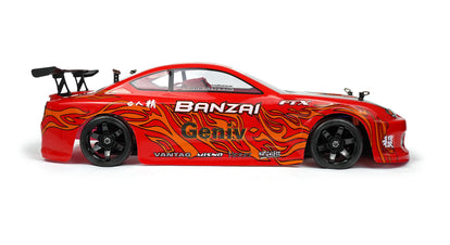 FTX Banzai 4WD 1/10 Brushed Drift Car - Red