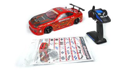 FTX Banzai 4WD 1/10 Brushed Drift Car - Red