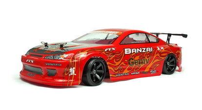 FTX Banzai 4WD 1/10 Brushed Drift Car - Red