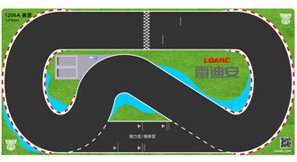 LDARC Mini Scale 1/43 to 1/76 Car Track Mat 1200 x 600mm