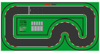 LDARC Mini Scale 1/43 to 1/76 Car Track Mat 2400 x 1200mm