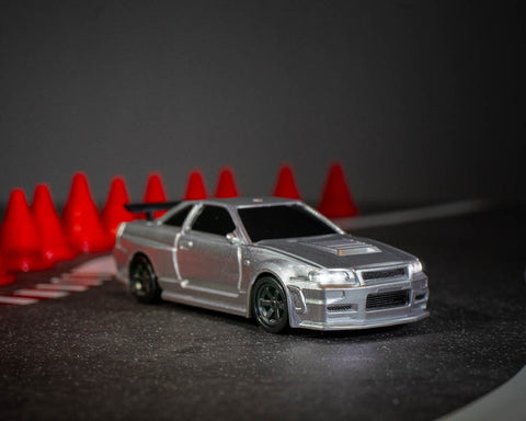 RCG Racing Micro DC 1/43 Drift Car - Silver slide 2