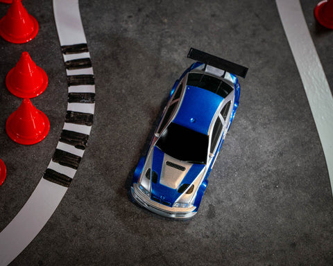 RCG Racing Micro DC 1/43 Drift Car - Blue/Silver slide 2