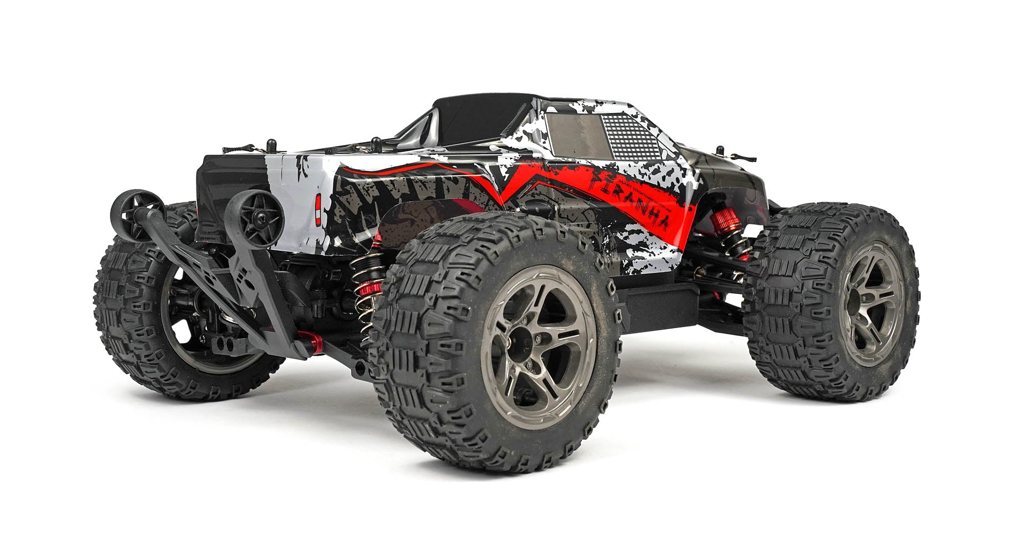 RCG Racing MT 1/10 Brushed Monster Truck - Piranha Red