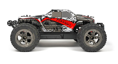 RCG Racing MT 1/10 Brushed Monster Truck - Piranha Red