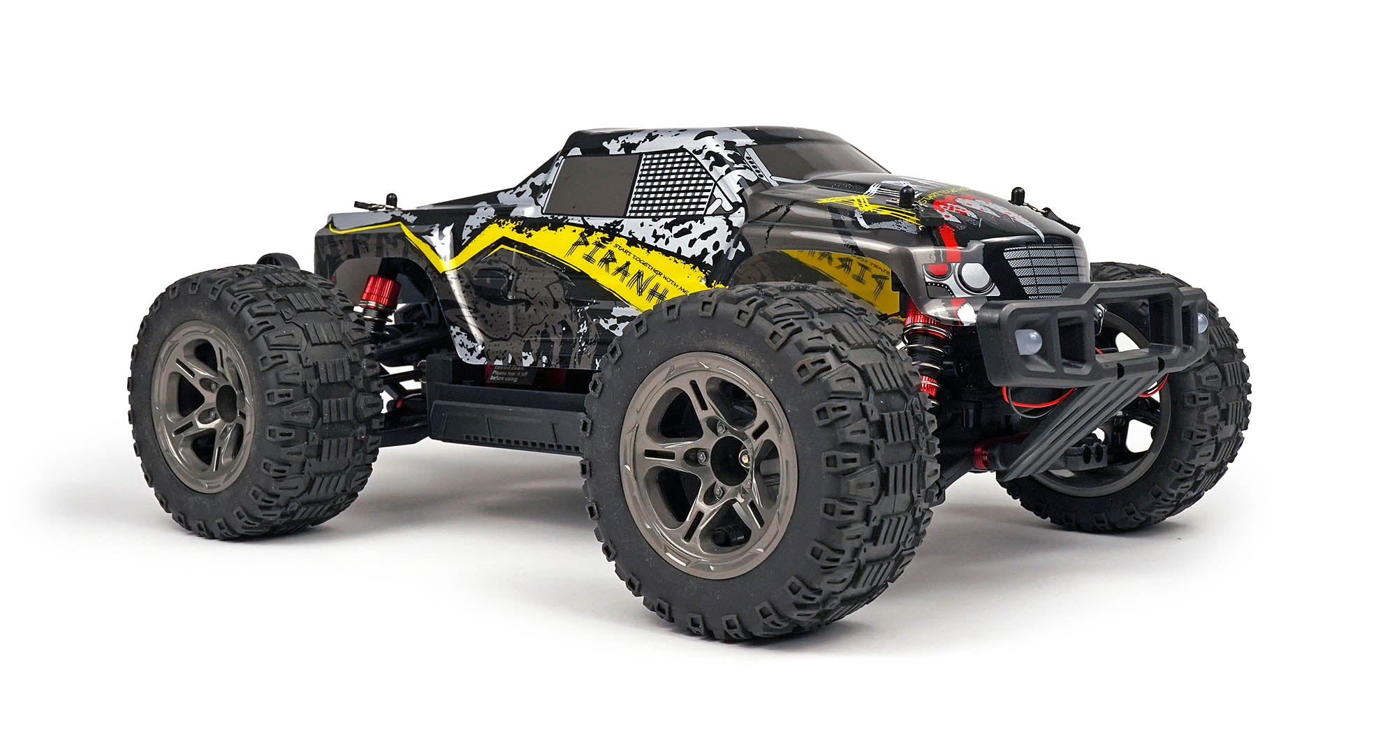 RCG Racing MT 1/10 Brushed Monster Truck - Piranha Yellow