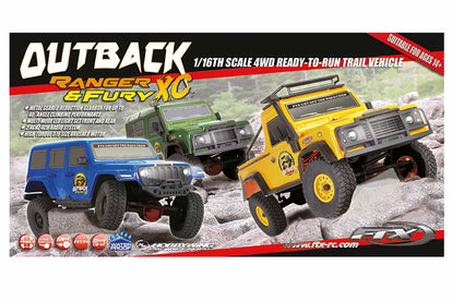 FTX Outback Fury XC 1/16 Trail Crawler RTR White RC Cars FTX 